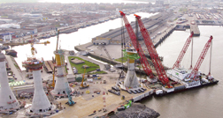 Cast In Belgium, 2,700-Tonne Concrete Wind-Turbine Bases Are Headed Offshore.