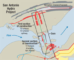 San Antonio Dam&rsquo;s site favors run-of-river design.