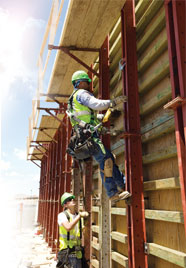 Long sleeves keep moisture close to a worker’s skin.