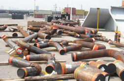 Finding pipe components for installation is tricky after they are unloaded and often moved repeatedly.
