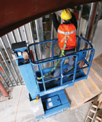 Telescoping Platform: Small Footprint, High Reach