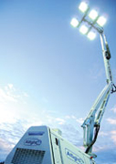 Mobile Lighting Tower: Fully Adjustable