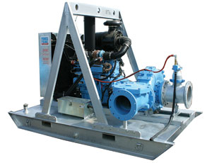 Skid-mounted pump: High Flow Rate Keeps It Moving