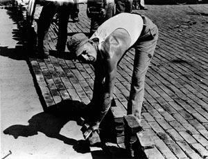 Bricklayer was one of millions employed by WPA during the Great Depression