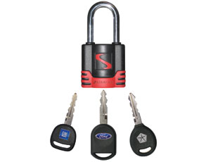 Universal Padlock: Your Car Key Opens It
