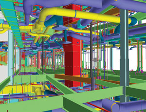 For a courthouse, separate teams reviewed 2D documents and the coordinated BIM. BIM reviewers found 257 constructibility issues and 7,213 confl icts, versus six and one.
