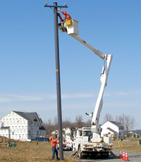 Reinforced-composite utility pole: Stronger Than Wood