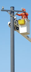Reinforced-composite utility pole: Stronger Than Wood