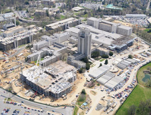 Addition to Walter Reed Military Hospital Reaches Milestone