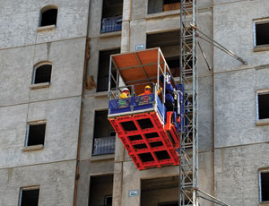 Mast-climbing Platforms: Designed To Fit Around the Jobsite