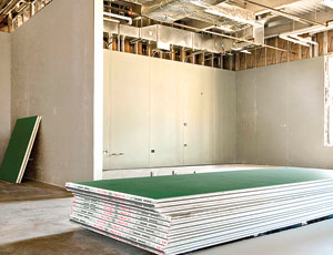 Sustainable Gypsum Board: High Level of Recycled Content