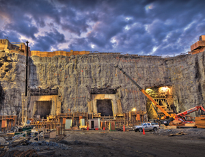 Eastmain-1-A intake will channel flow to three 256-MW Francis turbines.