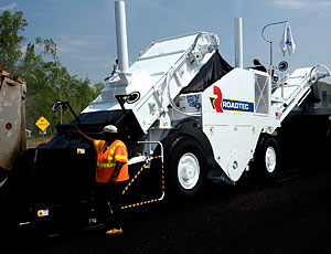 Redesigned Paving Materials Vehicle: New Hydraulics