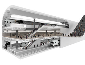 Expanding rail-line terminus is one part of project to run more trains between New York and New Jersey.