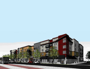 Development includes low-income housing, infrastructure and retail space.