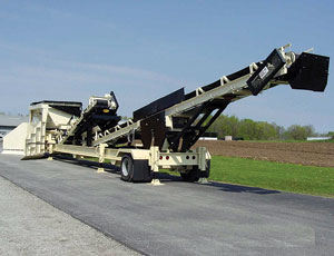 Pavement recycling system: Allows Material Reuse in Hot-Mix Asphalt