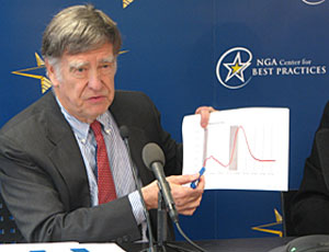 NGA's Scheppach says states will feel biggest impact of slump two years after recovery starts.