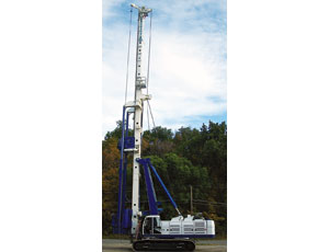 Dual rotary-head drill rig: Goes Deep