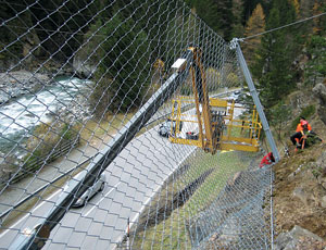 Rockfall Protection: Modular Installation