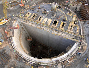 Belfast CSO system has 19 shafts up to 10 m in diameter. The shafts and tunnels will be able to hold 85,000 cu m of wastewater.