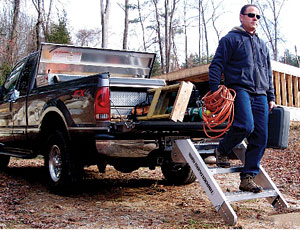 Pickup-Truck Staircase: Fits Any Full-Size Pickup Truck