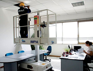 Indoor Aerial Work Platform: Zero-Turning Radius