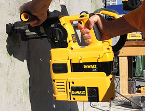 This year’s World of Concrete attracted many new options in dust control. DeWalt now offers cordless portability in dust control