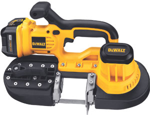 Compact Cordless Bandsaw: Cuts In Close