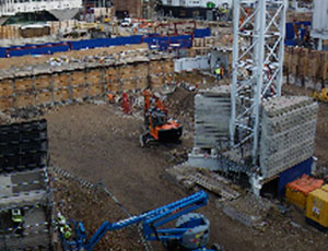Wide-scale demolition at Tottenham Court Road for one of Crossrail’s largest underground hubs.