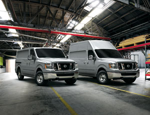 Nissan’s new NV-series commercial vans ride more like pickup trucks.