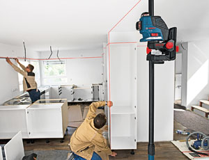 Laser Leveling: Vertical and Horizontal Planes