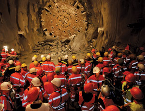 Swiss Complete Drilling on World's Longest Tunnel