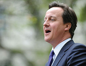 Prime Minister David Cameron’s budget cuts spare the Crossrail London railroad tunnel.