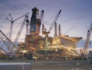  KBR is providing design and procurement for a deepwater offshore facility in the Caspian Sea.