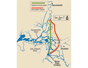 California Report Suggests Water Transfer Via Big Tunnel