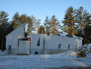 Roof collapse, Nottingham, N.H., snow, ice, climate change, structural collapse